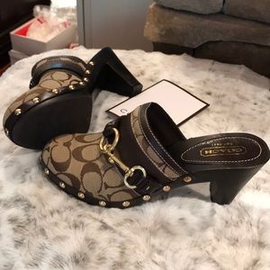 COPY - Like New Coach Clogs Worn Once
